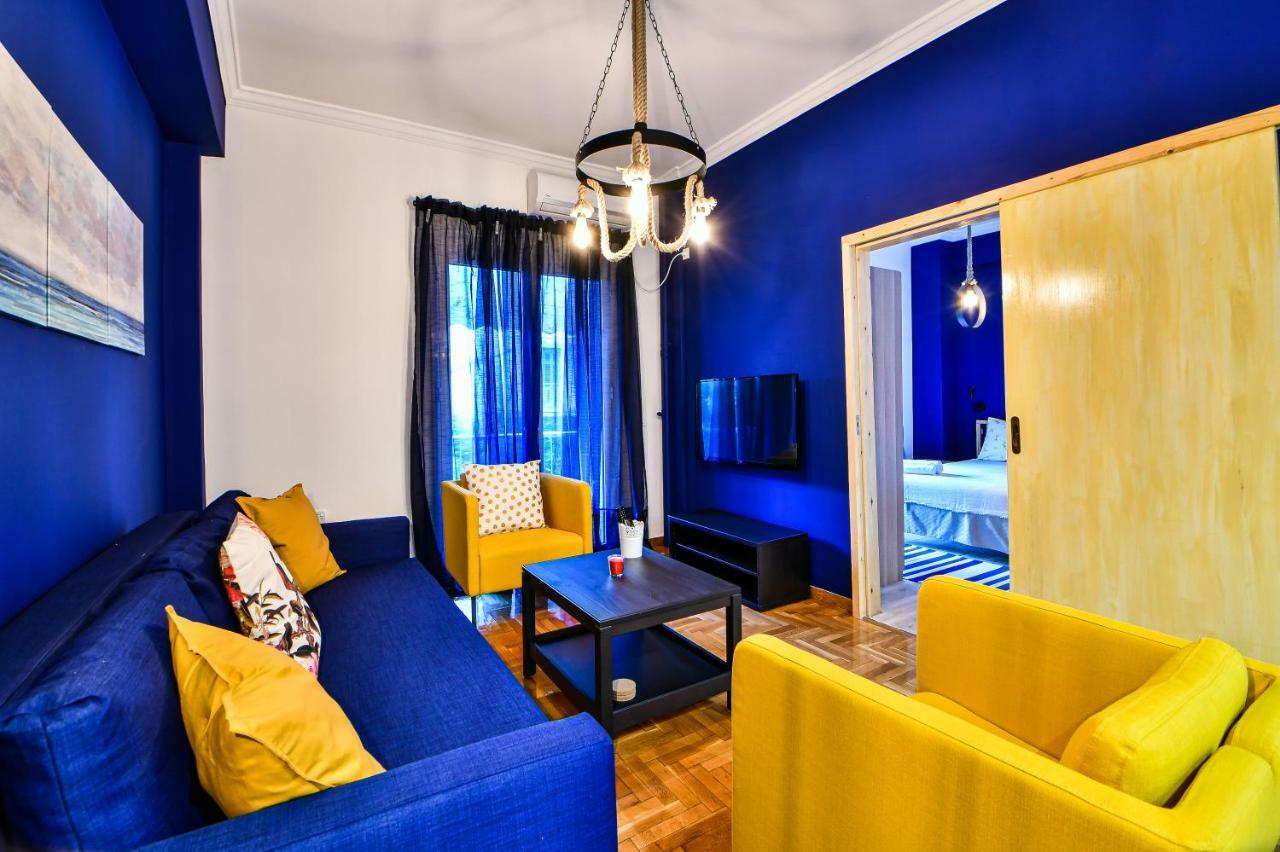 Cozy Blue Apartment By Zain Aten Exteriör bild